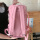 The backpack has been received, the color is pink and tender, it is very girly, it is very fashionable to carry it out, and there is a lot of space inside, it is overkill for fitness, and it is safe for travel, it can be carried crossbody, hand-carried or carried on the back, it is really amazing , It can also hide unnecessary straps, it’s very user-friendly, I tried the independent shoe compartment, it’s really suitable for storing things, dirty clothes, shoes and so on, the capacity is very large, but it won’t look bloated when carried , it is recommended to start with