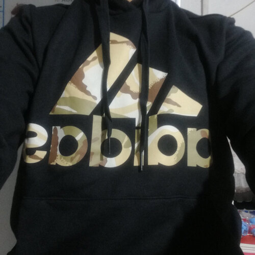 Adidas ADIDAS Men's Sporty M CAMO HD Sports Sweatshirt/Sweatshirt GL0018 L  Size