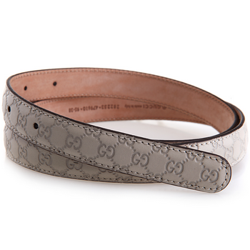 gucci 古驰 米白色女士皮质腰带 282253/bmj1g xy