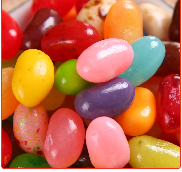 吉力贝(jellybelly)糖果 混合罐装40口味 350g