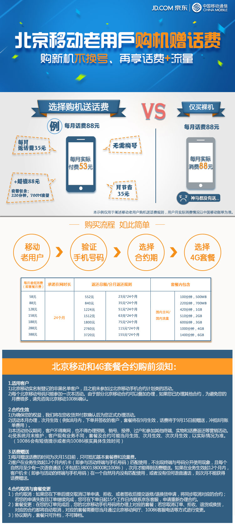 【北京移动购机赠费】小米 红米Note2 标准版 白色 移动4G手机 双卡双待	