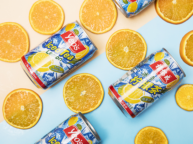 【京东超市】马来西亚进口(杨协成)冰凉柠檬茶 300ml*12罐 /箱 礼盒装