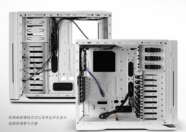 恩杰(nzxt)h2 静音防尘游戏机箱 白色 (原生usb3.