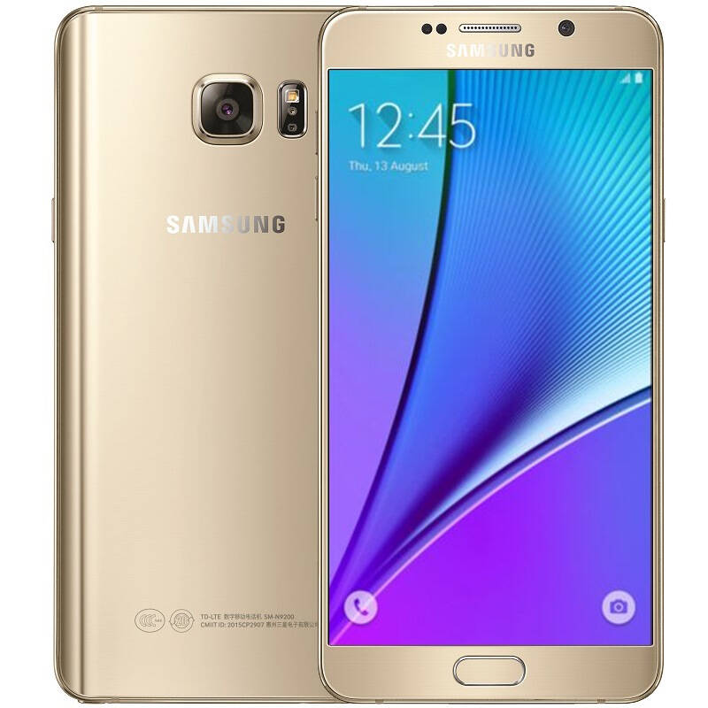 三星 galaxy note5(n9200)32g版 铂光金 全网通4g手机 双卡双待当初