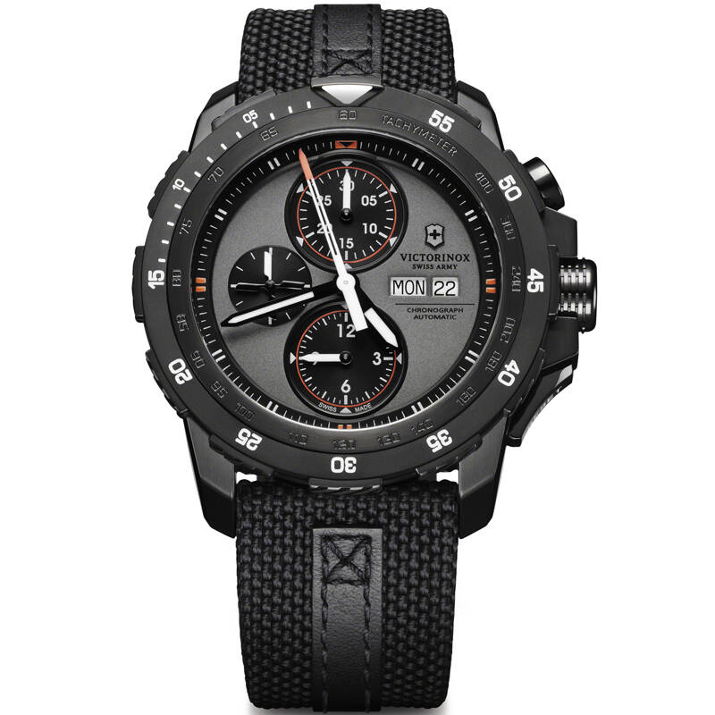 维氏victorinox瑞士军刀军表手表 瑞士原产100米防水弹道尼龙准距倒计