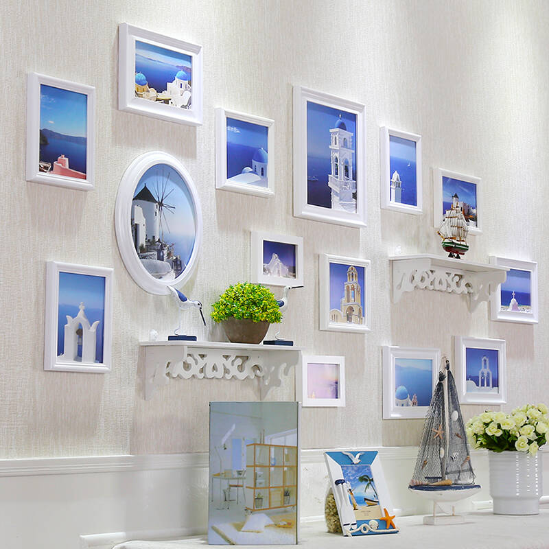 相框照片墙让居室充满艺术感与浓烈的爱意