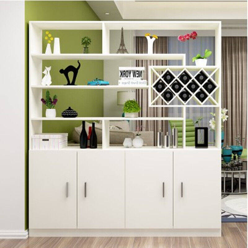 悦圆进门玄关柜隔断柜入户鞋柜客厅玄关柜隔断酒柜门厅间厅柜双面屏风