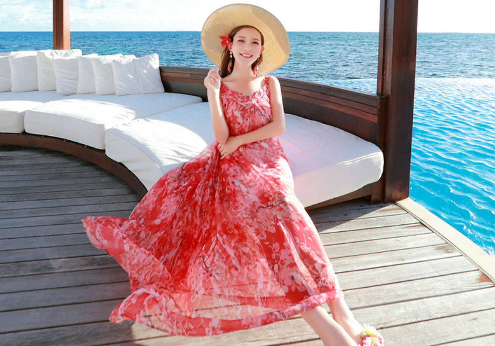 直男眼中的波西米亚长裙竟这么美