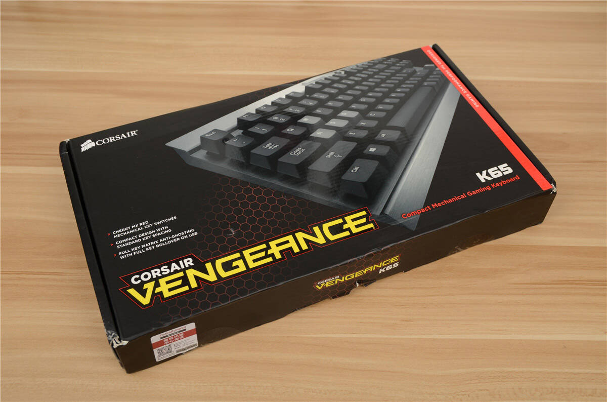 美商海盗船 k65 红轴 机械游戏键盘 入手分享