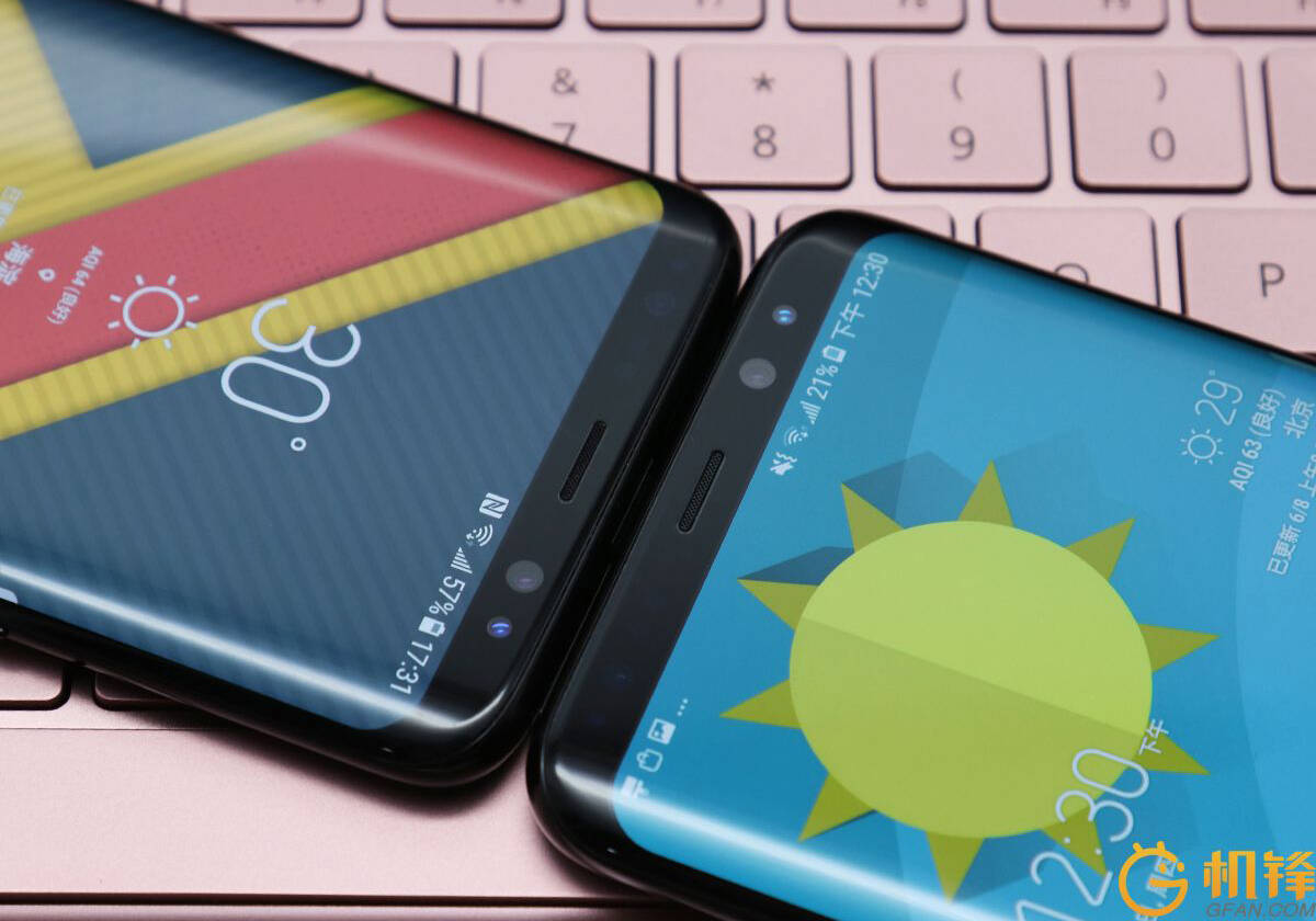 屏幕顺滑流畅不间断 三星s8对比s8 图赏