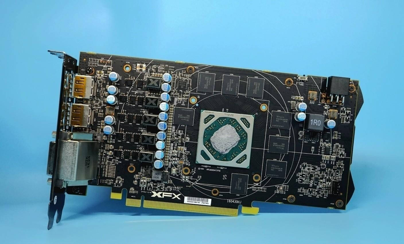 xfx深红版rx 470开箱,超频和对比详测