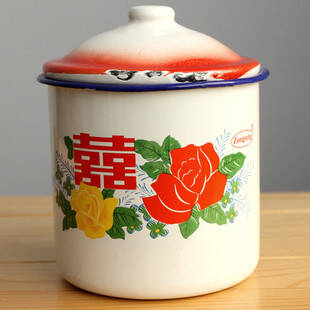 记忆中的搪瓷杯,浓浓的时代印记!