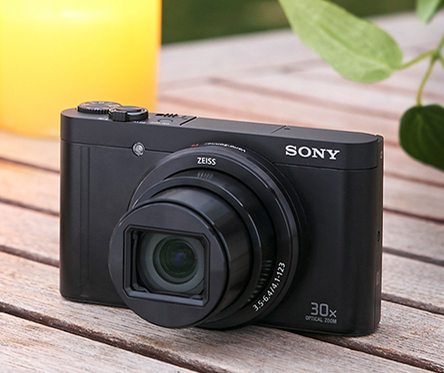 索尼(sony) dsc-wx500 数码相机 黑色(1820万有效像素3英寸180度可