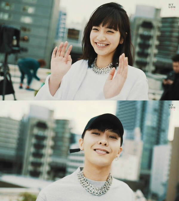 权志龙,小松菜奈登杂志《nylon》日本版5月刊不过海报编编对此没有