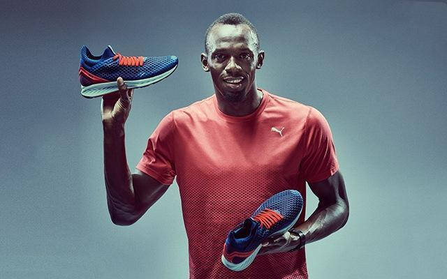 再见传奇,尤塞恩·博尔特与puma战靴