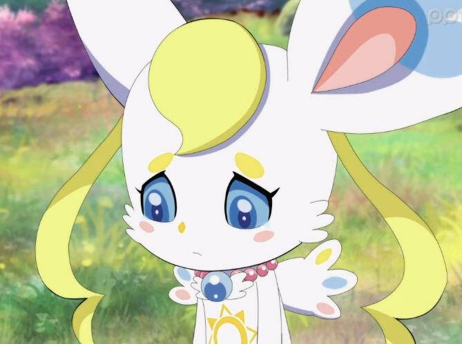 当然啦,作为彩灵堡的公主,精灵形态的彩俐,也是个萌到血槽都空掉的小