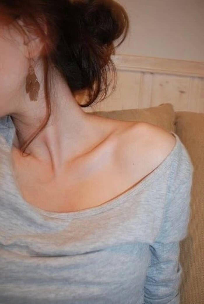 天鹅颈深锁骨美人肩你都有了吗