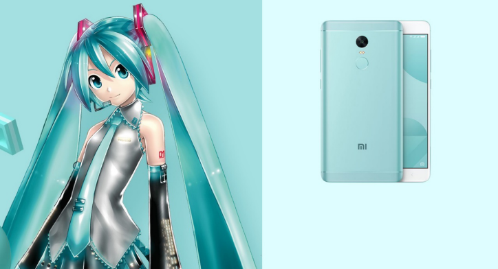 初音未来代言红米note4x限量版情人节首发