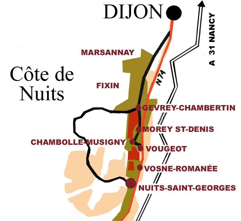 伯恩丘伯恩丘产区取名自一个中世纪村庄,目前是勃艮第葡萄酒贸易中心