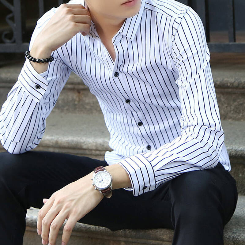 白衣衬衫上班族白领男士首选