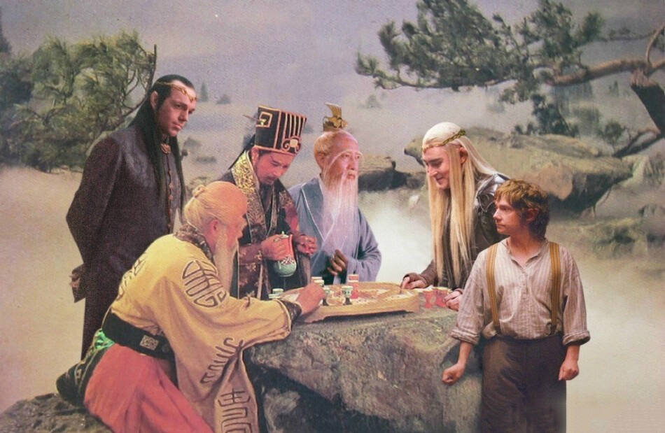 不管东方西方,到了玉帝,甘道夫,国王这种顶级贵族,一吃啤酒烧烤,立马