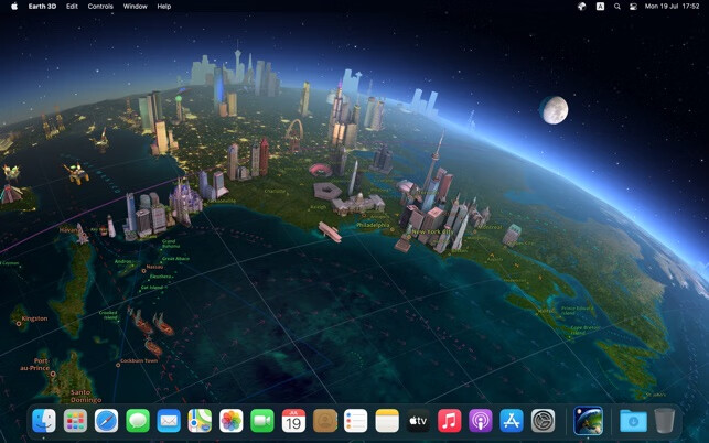 earth 3d mac