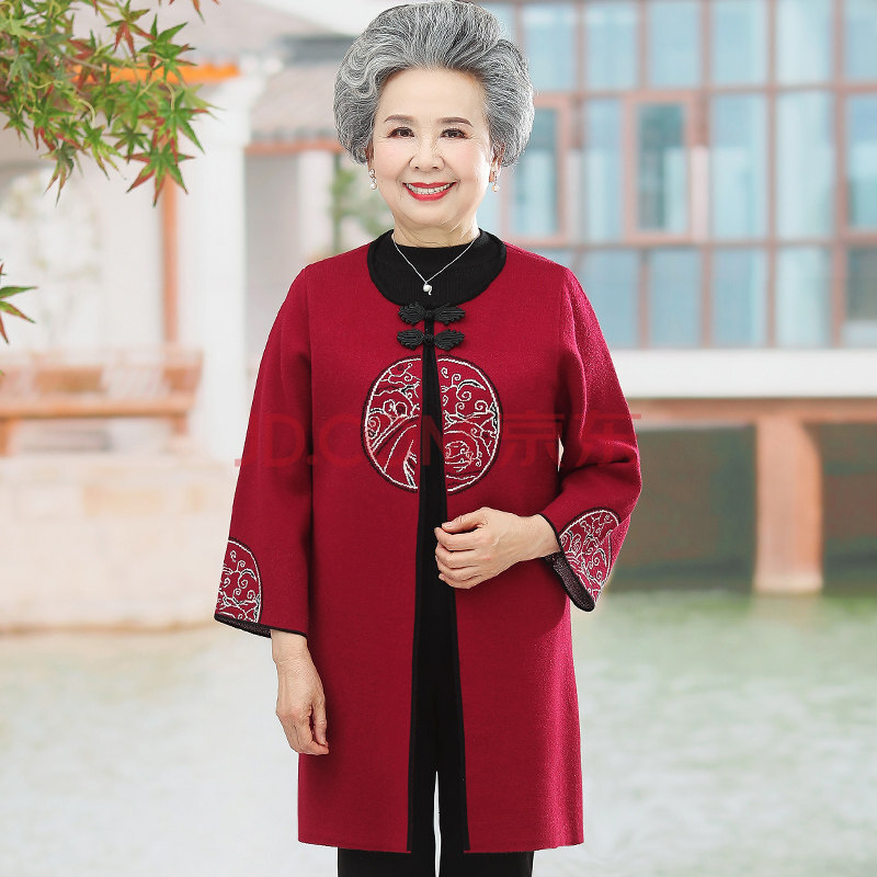 【高端 轻奢】老年人春装外套女喜庆奶奶婚礼服妈妈民族风唐装老人
