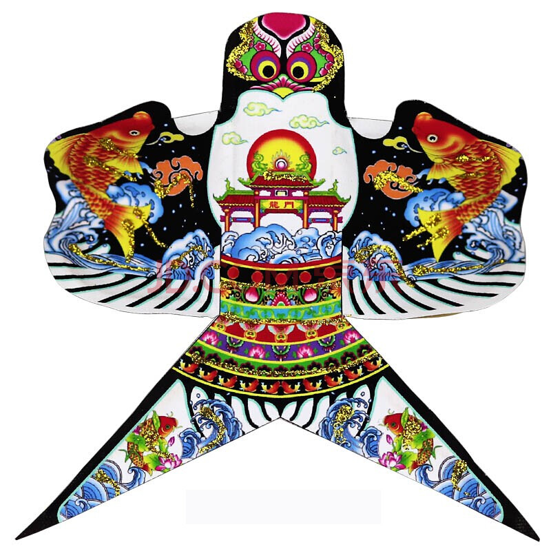 潍坊风筝袖珍摆件礼盒中国风特色礼品传统手工艺礼品下礼物纸盒装鱼跃