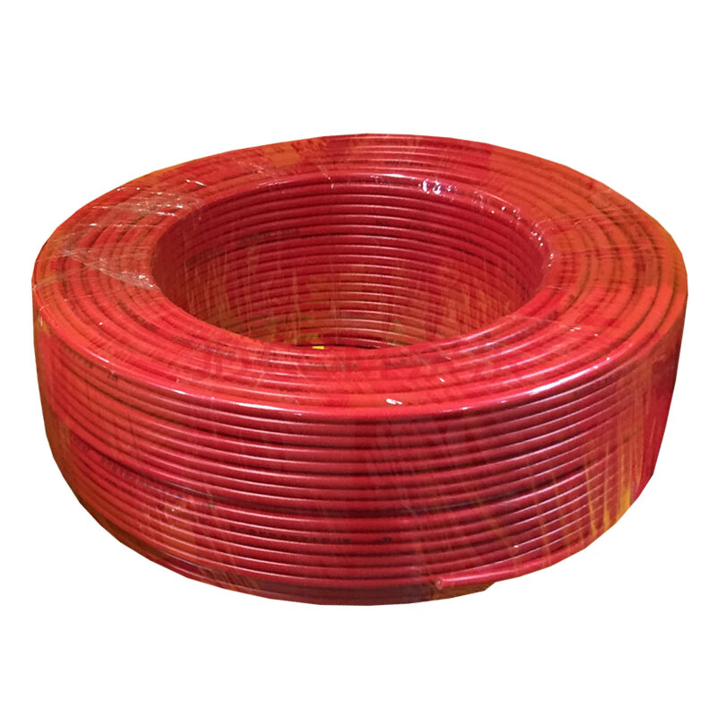 渝丰(yufeng)电线 阻燃bvr10平方红色单芯多股一圈100米