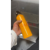 REVOMAX锐虎保温杯男士大容量旅行水杯无螺纹女学生户外车载运动保冷杯子 【316L内胆】向日葵黄592ml 实拍图