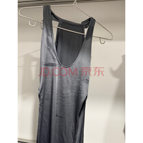 霏慕 情趣内衣女性感睡衣开衩透视漏胸包臀裙成人用品JK制服开档免脱房事变态丁字裤三点式诱惑旗袍长裙灰色 实拍图