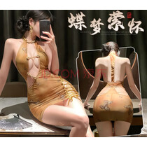 霏慕情趣内衣性感旗袍诱惑夫妻高档纯欲透视刺激约会睡衣制服战袍ZY46 实拍图