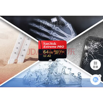 闪迪（SanDisk）64GB TF（MicroSD）存储卡 U3 C10 A2 V30 4K 至尊超极速移动版内存卡 读速200MB/s 实拍图