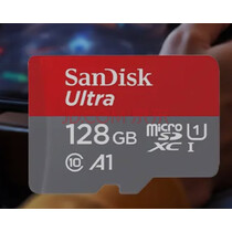 闪迪（SanDisk）128GB TF（MicroSD）内存卡 A1 U1 C10 至尊高速移动版存储卡 读速140MB/s 手机平板游戏机内存卡 实拍图