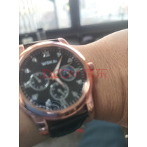 正品男士手表高档休闲石英表简约气质男表皮带高颜值罗马时尚腕表 军团款 实拍图