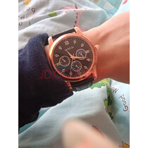 正品男士手表高档休闲石英表简约气质男表皮带高颜值罗马时尚腕表 军团款 实拍图