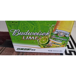 百威(budweiser)劲柠啤酒 330ml*24瓶 小瓶 整箱装 实拍图