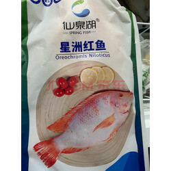 仙泉湖 国产三去星洲红净膛500~600g彩虹鲷红罗非鱼 烧烤食材海鲜水产