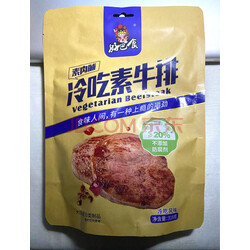 好巴食 冷吃风味素牛排 休闲零食素肉脯 素肉豆干 手撕素肉卷318g