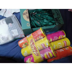 休闲零食 104g*3组合装(原味 烤肉 番茄)膨化食品 实拍图