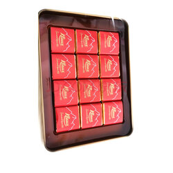 法国进口 克勒司(klaus)经典70%黑巧克力礼盒 巧克力块零食糖果生日