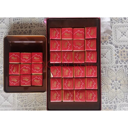 法国进口 克勒司(klaus)经典70%黑巧克力礼盒 巧克力块零食糖果生日