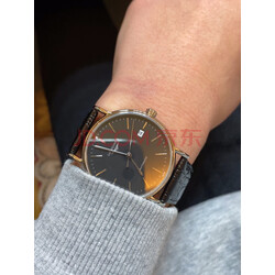 浪琴(longines)瑞士手表 时尚系列 机械皮带男表 l49214522 实拍图