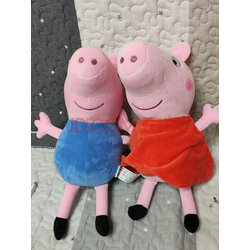 peppa pig)正版粉红小猪儿童玩具生日礼物情人节姐弟换装礼盒跳泥坑款