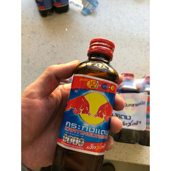 redbull 泰国红牛维生素功能饮料运动饮料 玻璃瓶装泰文版150ml 进口