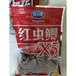 龙王恨(loonva)鱼饵红虫鲫x5全年腥味野钓鲫鱼鲤鱼饵料红虫粉虾粉低温