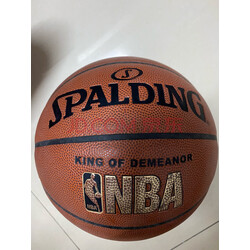 斯伯丁spalding nba比赛篮球室内外兼用耐磨pu材质蓝球 76-167y 实拍