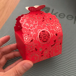 梦多福结婚喜糖盒子纸盒创意中国风镂空糖果盒婚庆用品欧式新款婚礼