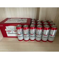 百威(budweiser)淡色拉格啤酒 550ml*15听 整箱装 实拍图