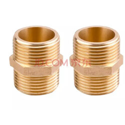 bsitn 波士顿卫浴加厚全铜对丝4分外丝直接进水管接